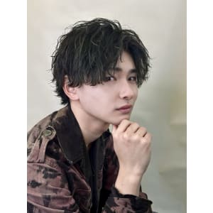 縦落ちパーマ ラウンドウルフ - メンズサロン GOALD 名古屋名駅【メンズサロン ゴールド ナゴヤメイエキ】掲載中