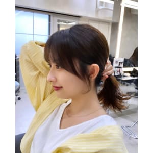 ロング/ミディアム/前髪カット/レイヤーカット/黒髪/髪質改