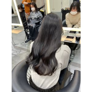 ロング/ミディアム/前髪カット/レイヤーカット/黒髪/髪質改