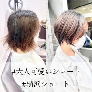 簡単！まとまる似合わせ小顔ショートボブ/HONOKA