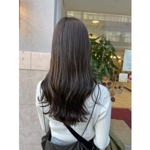 ビターショコラカラー×大人っぽロング