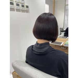 大人ボブショートスタイル