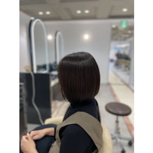 大人ボブショートスタイル