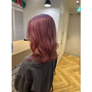 ピンク × サーモンピンク