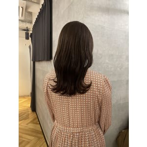 LOREN自由が丘＊グレージュカラー/小顔ウェーブＡライン