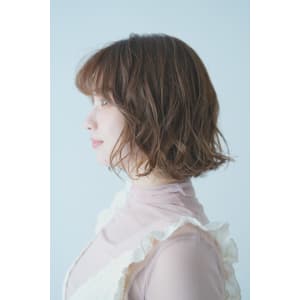 ボブ×グレージュ×波ウェーブ - soin de brace 高の原店【ソワンドゥブレス タカノハラテン】掲載中