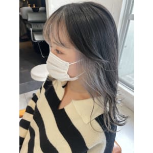 10代20代30代人気インナーカラー