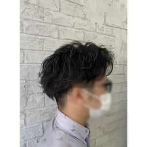 メンズ毛ながらニュアンスパーマ