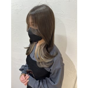 10代20代30代人気インナーカラー