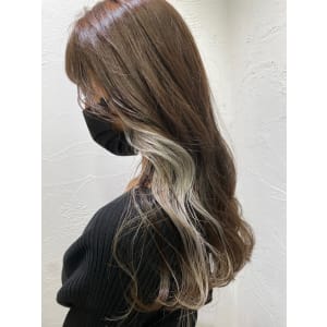 20代30代人気インナーカラー