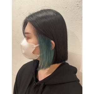 20代30代人気インナーカラー