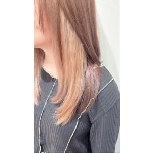 ブリーチインナーカラー大人かわいい