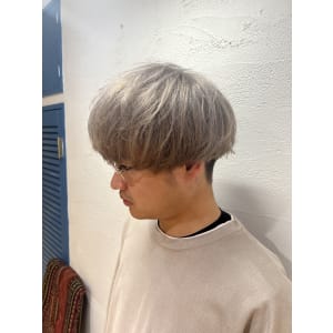 メンズハイトーンブリーチカラー - agir hair 池袋【アジールヘア】池袋駅東口店【アジールヘア イケブクロ イケブクロヒガシグチテン】掲載中