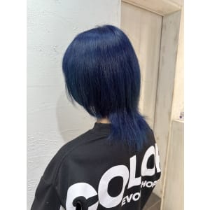 ブリーチダブルカラー寒色系