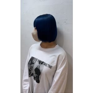 ネイビーブルーボブ