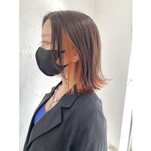 ブリーチ人気インナーカラー - agir hair 池袋【アジールヘア】池袋駅東口店【アジールヘア イケブクロ イケブクロヒガシグチテン】掲載中