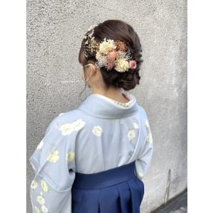 卒業式袴着付け アップスタイルアレンジ - MANOHARU【マノハル】掲載中