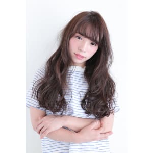 ロングで可愛い*なみなみウェーブ - カット&カラー専門店 miret【カットカラーセンモンテン ミレット】掲載中