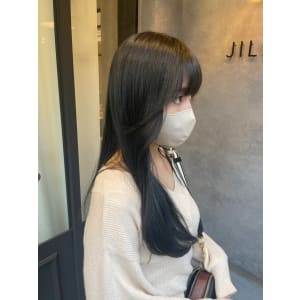 大人レイヤー韓国くびれヘア波巻きウェーブアッシュブラック立川 - N° jillva 立川【ナンバー ジルバ タチカワ】掲載中