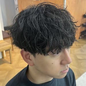 波巻きスパイラルパーマ