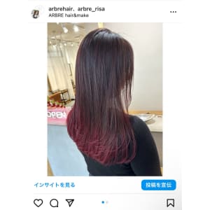 深みピンク - ARBRE hair&make【アーブルヘアーアンドメイク】掲載中