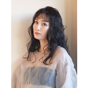 黒髪ウェーブロング - HAIR & MAKE EARTH 中野店【ヘアメイクアース ナカノテン】掲載中
