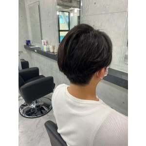 MEN’S HAIR/ウルフ/アッシュブラック/銀座/東銀座