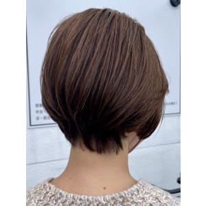 大人可愛い/大人ショート/グレージュ