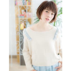 ココアベージュでレトロマッシュショート - 清澄白河 美容室 sita(シタ) 髪質改善 個室サロン【キヨスミシラカワビヨウシツシタカミシツカイゼンコシツサロン】掲載中