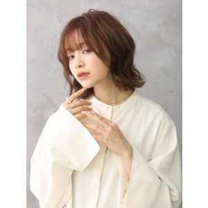 ミディアムボブ/ゆるふわ - ヘアーサロン ソシエ 生駒店【ヘアーサロン ソシエ イコマテン】掲載中
