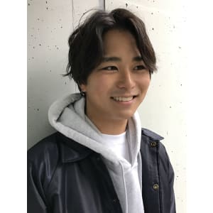 カルマパーマ/アッシュブラック/ベリーショート