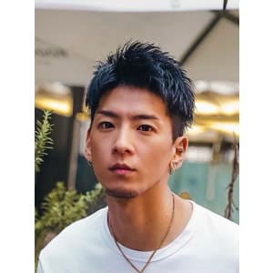 メンズヘア整形スパイラルパーマ波巻きツイストメンズパーマ髪型
