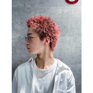 メンズヘア整形スパイラルパーマ波巻きツイストメンズパーマ髪型