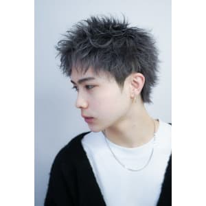 メンズヘア整形スパイラルパーマ波巻きツイストメンズパーマ髪型
