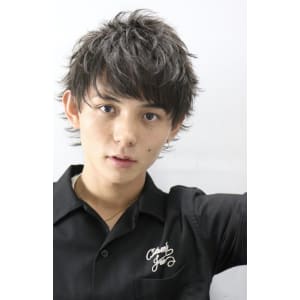 メンズヘア整形スパイラルパーマ波巻きツイストメンズパーマ髪型
