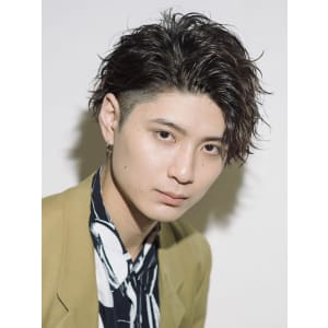 メンズヘア整形スパイラルパーマ波巻きツイストメンズパーマ髪型