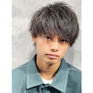 メンズヘア整形スパイラルパーマ波巻きツイストメンズパーマ髪型