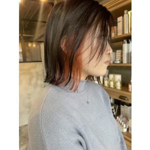 大人可愛い/イヤリングカラー/ボブ - latte hair lily【ラテ ヘア リリィ】掲載中