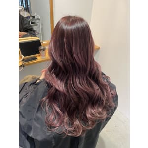ボルドーピンク/ロング/30代40代/カラーリストkanae - fleur by safari【フルール バイ サファリ】掲載中