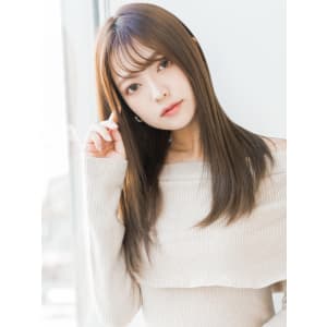 【BALMY なんば】ベージュ系でナチュラルストレート - 【完全個室サロン】BALMY by S.BROOM 難波店【バルミー バイ エスドットブルームナンバテン】掲載中