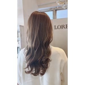 ＊LOREN＊ロングウェーブ＊シナモンベージュ