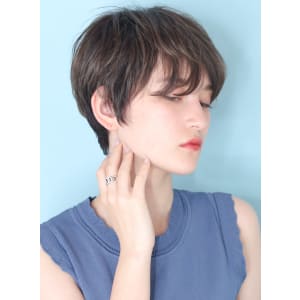 小顔美髪イメチェンピンクブラウン切りっぱなしボブショート - INCEPTION GINZA 銀座【インセプション】掲載中