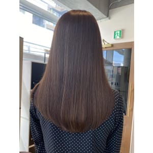 ミディアムストレート/髪質改善/SAORI