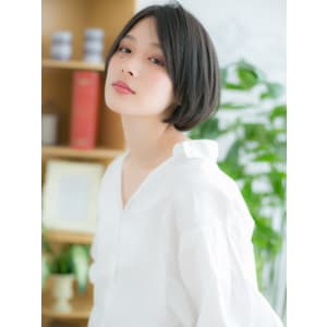 ダークアッシュ×クールミニボブ - 仙台 美容室 loki 髪質改善 個室サロン4月 OPEN【センダイビヨウシツロキ カミシツカイゼン コシツサロン】掲載中