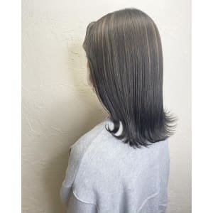 Highlightカラー◆ダークグレー - savon hair design casa+【サボンヘアデザインカーサ】掲載中