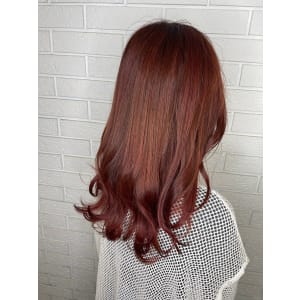 ピンクオレンジカラー - savon hair design casa+【サボンヘアデザインカーサ】掲載中