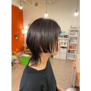 マッシュウルフ/ダークブルー - savon hair design casa+【サボンヘアデザインカーサ】掲載中