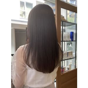 髪質改善カラー/酸性ストレート/SAORI