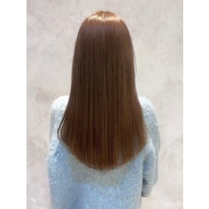 髪質改善　ストレート　艶髪　美化￥髪　ブラウンカラー