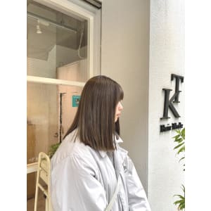 切りっぱグレージュ - Hair Mode KT 京橋店【ヘアーモードケーティーキョウバシテン】掲載中